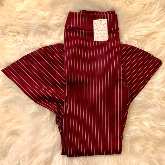 Free People Mari Ponte Knit Flared Pants - Picture 4 of 7